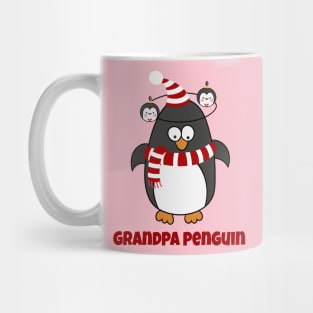 Mens Christmas Penguin Pajama Animal Costume Grandpa Penguin Shirt T-Shirt Mug